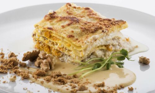 Lasagne-Gericht-Saisonangebot