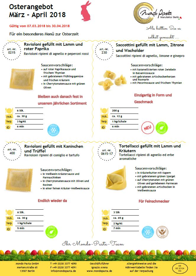 Osteramgebot_FB Mondo Pasta